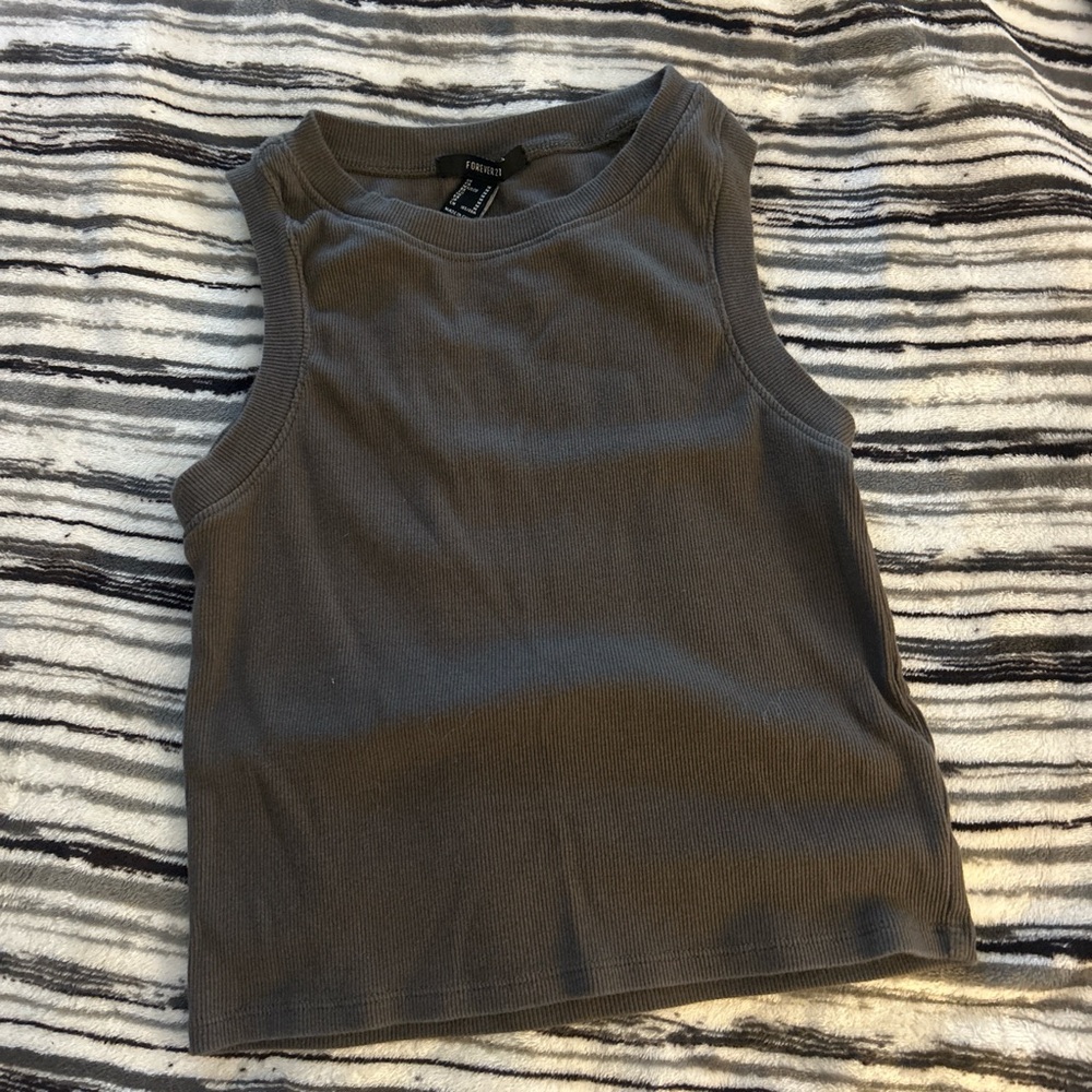 Forever 21 Gray Tank Top